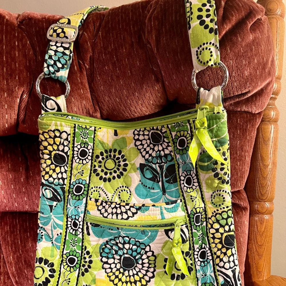 VERA BRADLEY Hipster (Retired!) Limes Up